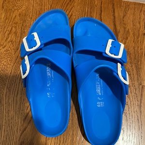 Birkenstock Arizona Blue Rubber Sandal